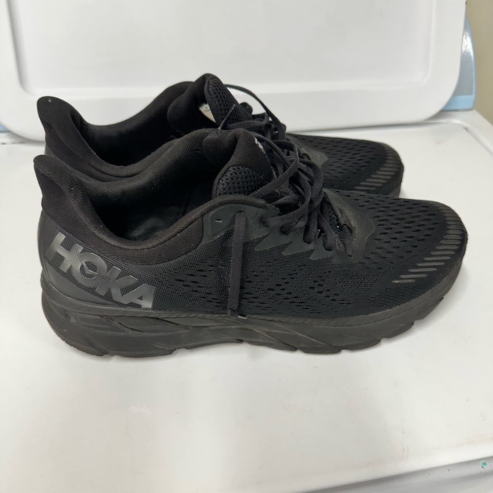 Hoka All-Black Athletic Sneakers